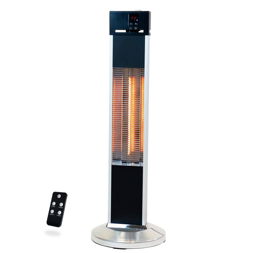 EdenBranch 1500-Watt Freestanding Carbon Fiber Patio Heater with Remote 141016