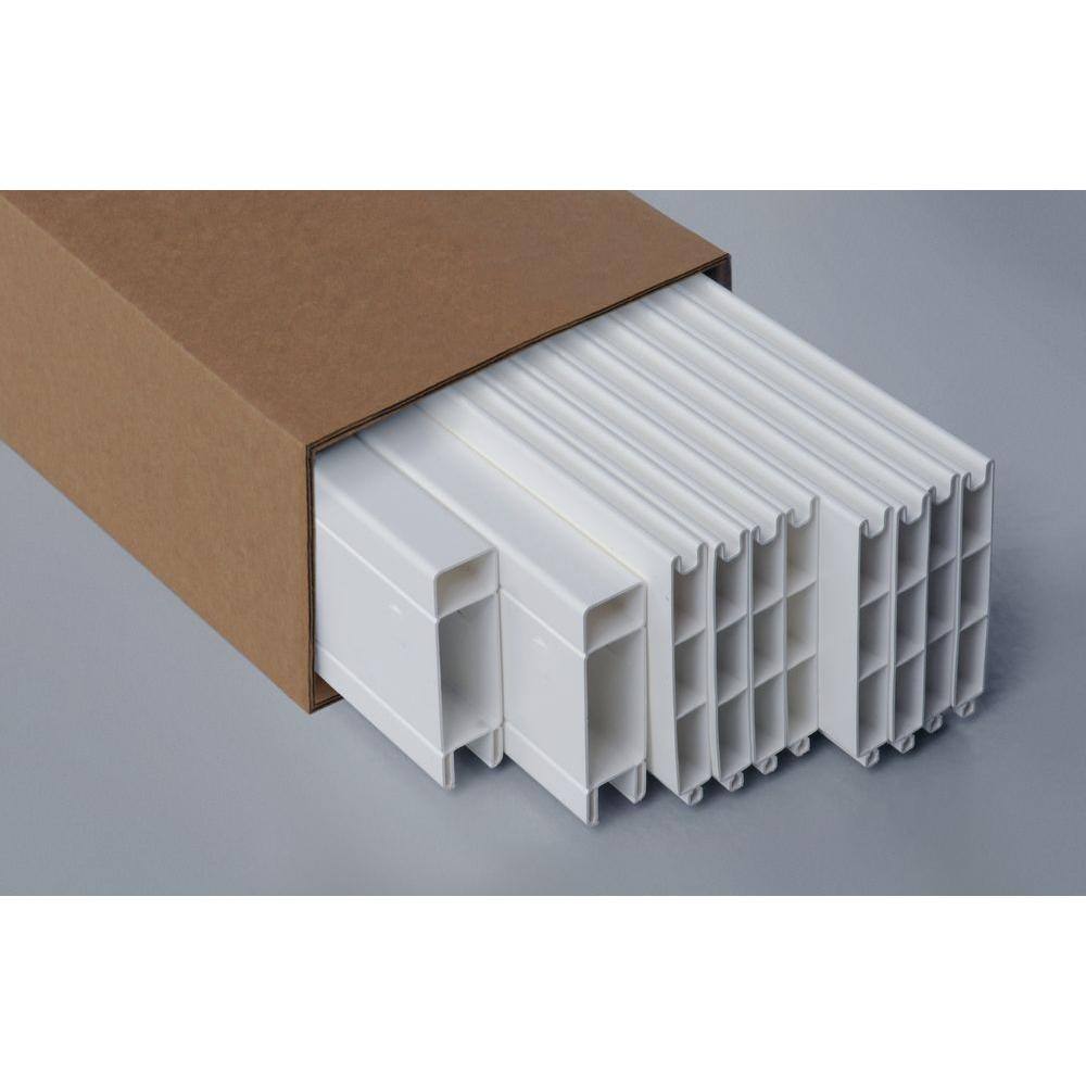 Veranda Overland 6 ft. H x 6 ft. W White Vinyl Privacy Fence Panel Kit 240149