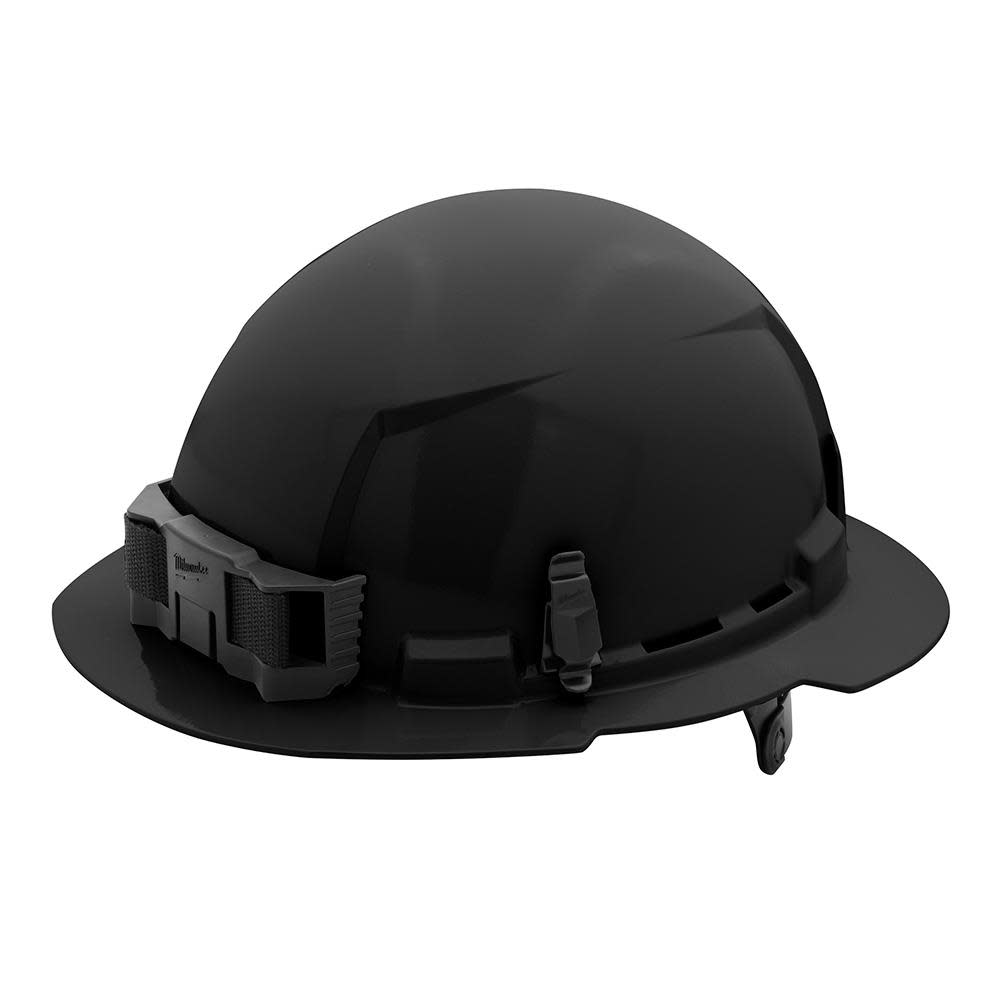 MW Black Full Brim Hard Hat with 6pt Ratcheting Suspension Type 1 Class E 48-73-1131 from MW