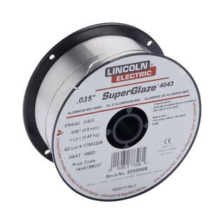 Lincoln Electric .035 in. SuperGlaze Wire ED030308