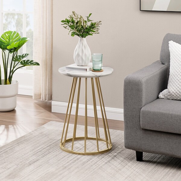 Middlebrook Modern 16-inch Round Side Table