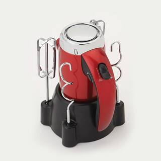 Betty Crocker 7-Speed Red Hand Mixer with Mini Stand BC-2208CMR