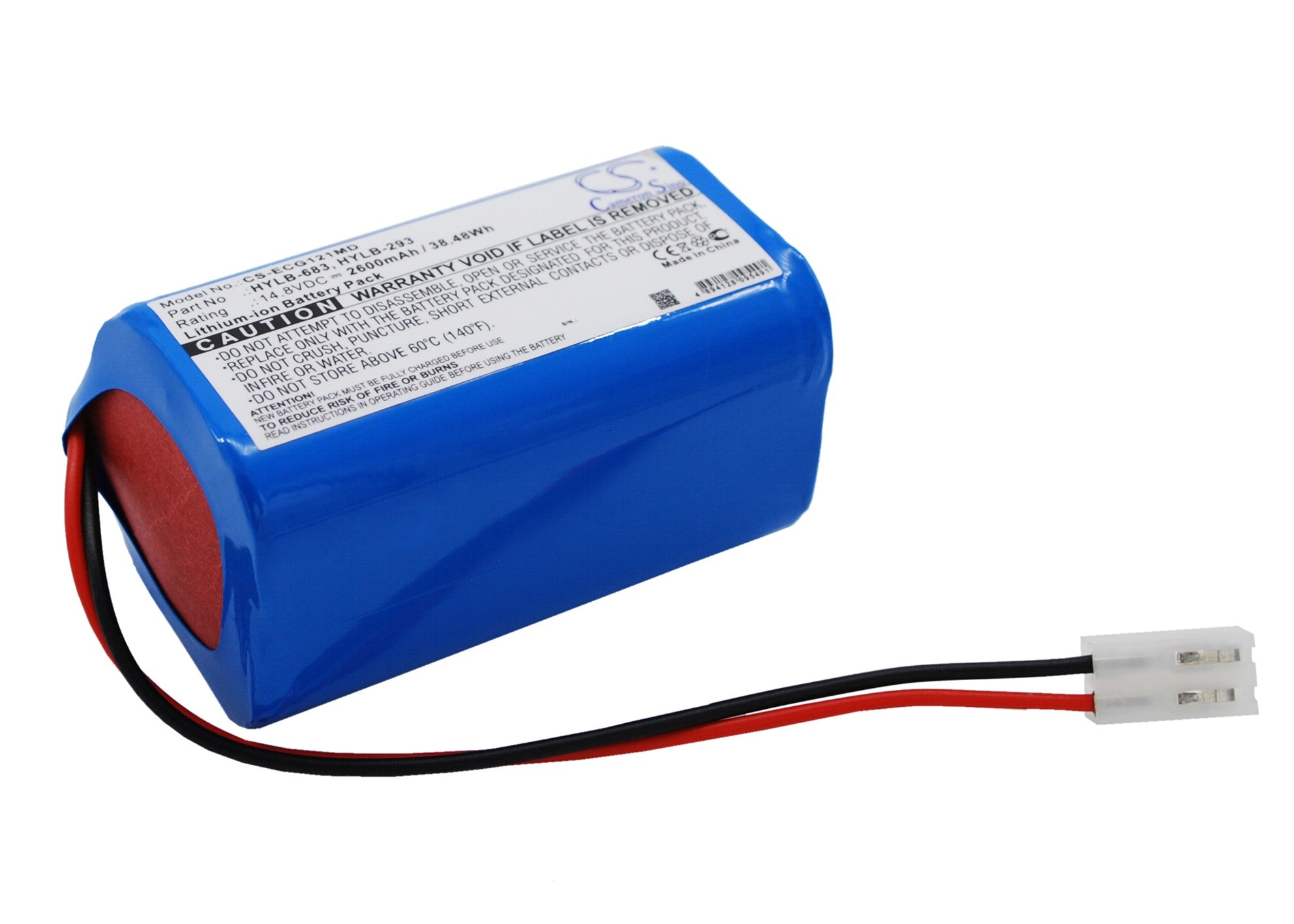 Biocare ECG1200 ECG1201 ECG1210 2600mAh Medical Replacement Battery BatteryClerkcom Medical