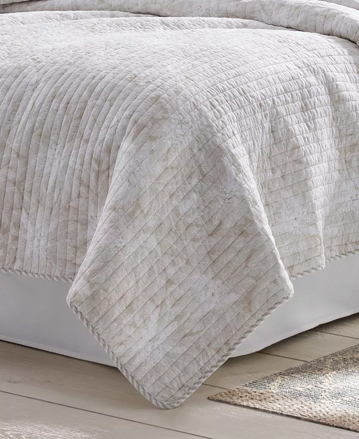 Tommy Bahama Home Makena Cotton Reversible 3 Piece Quilt Set， King