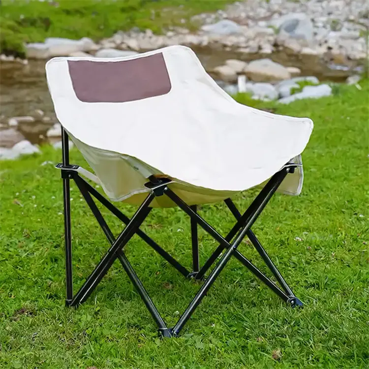 Outdoor Fishing Chair Moon Chair Portable plus wide folding camping chair