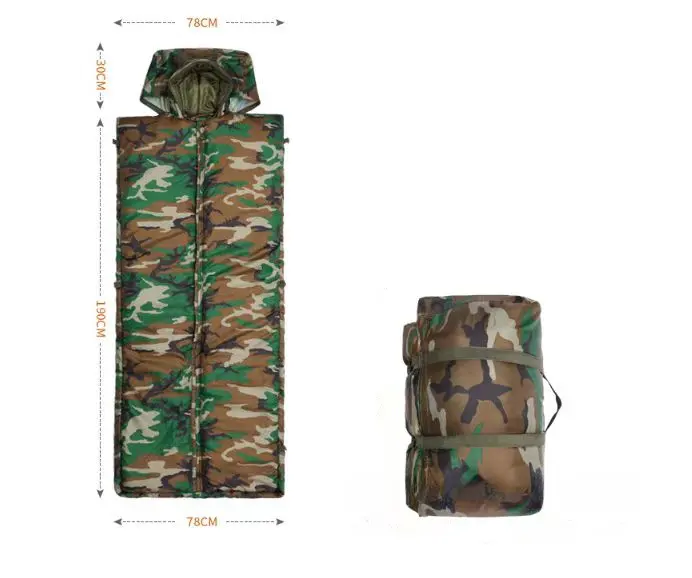 Hot sale wholesale camouflage sleeping bag for adults outdoor hiking camping waterproof sleeping bag