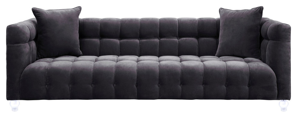 Bea Velvet Sofa   Traditional   Sofas   by TOV Furniture  Houzz