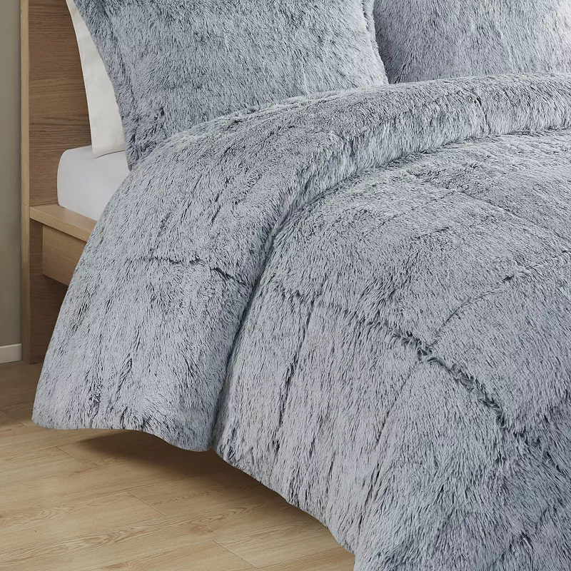 Intelligent Design Malea Shaggy Faux Fur Comforter Set