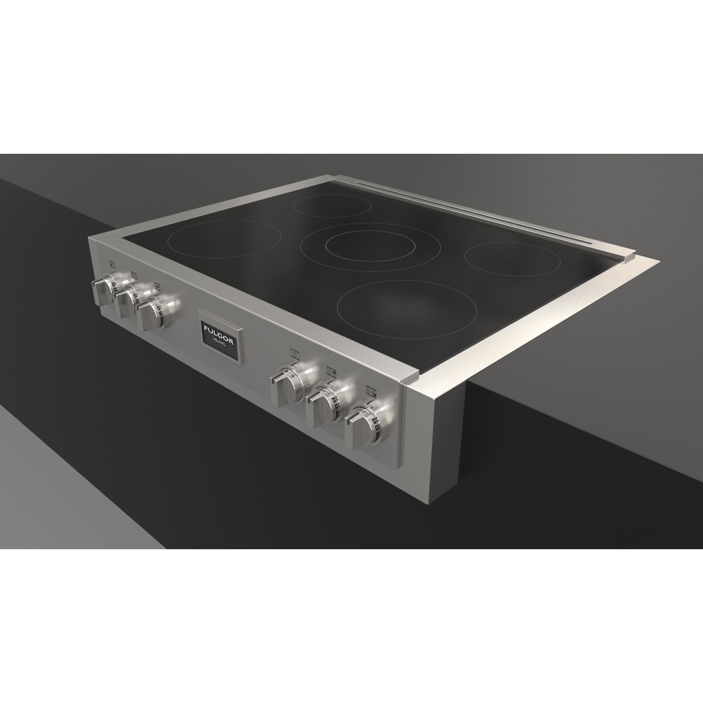 Fulgor Milano 36-inch Built-in Induction Rangetop with Pot Detection System F6IRT365S1