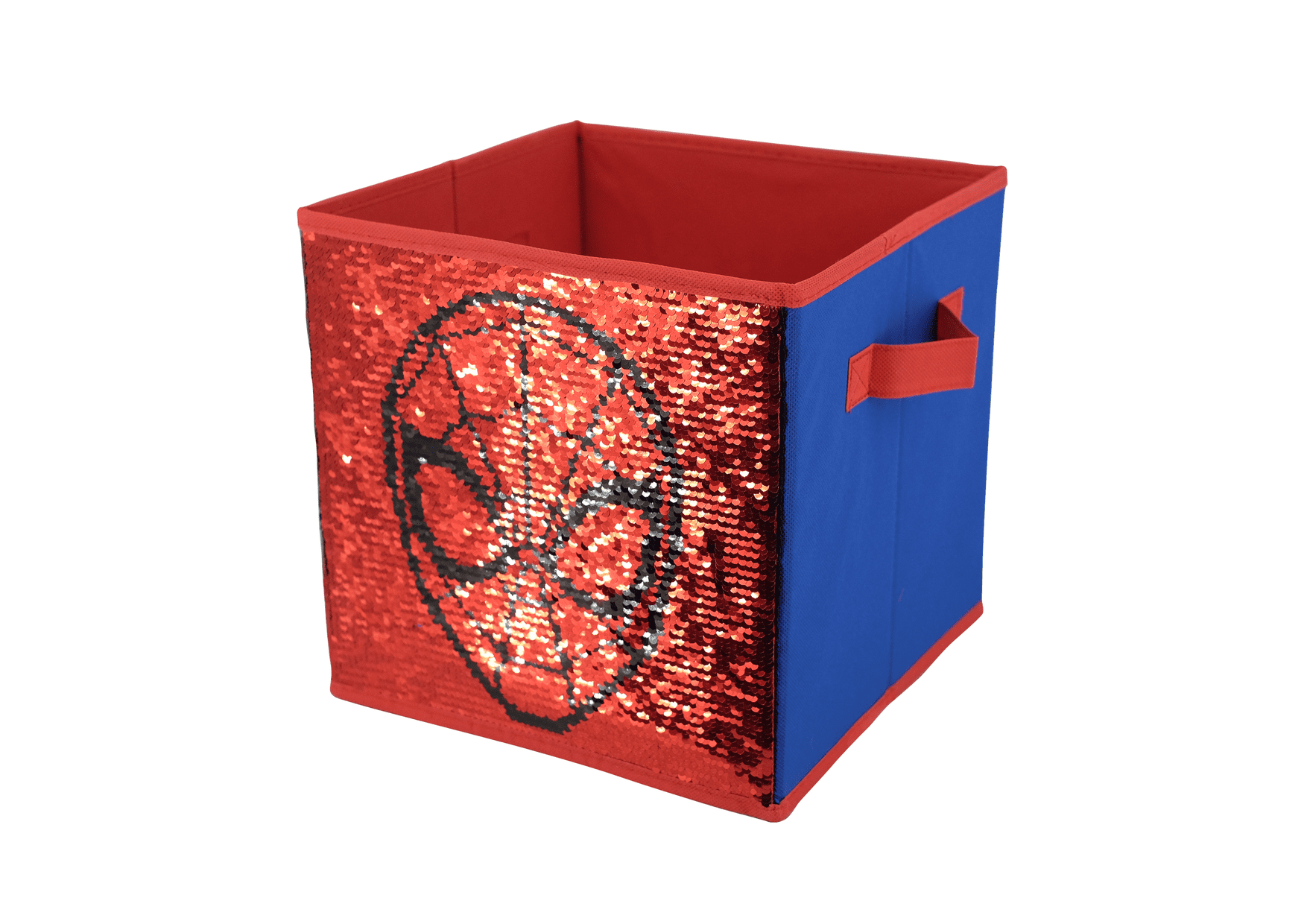 Spider-Man Storage Set (Trunk, 2 pack cubes, Sequin Cube and Hamper)