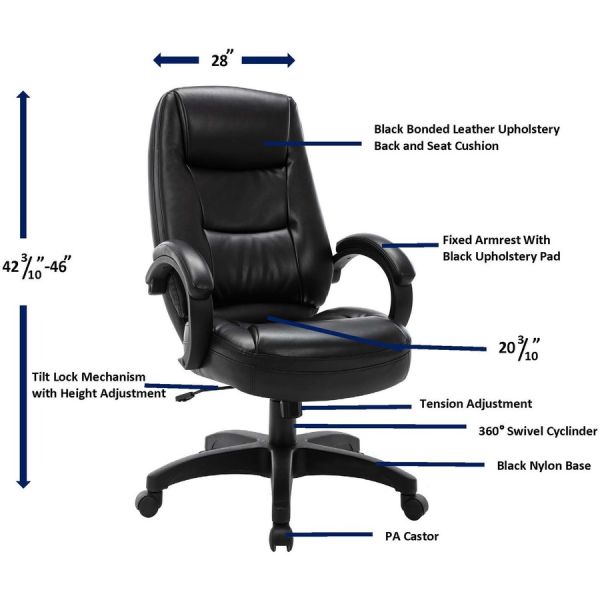 Lorell Westlake High Back Executive Office Chair