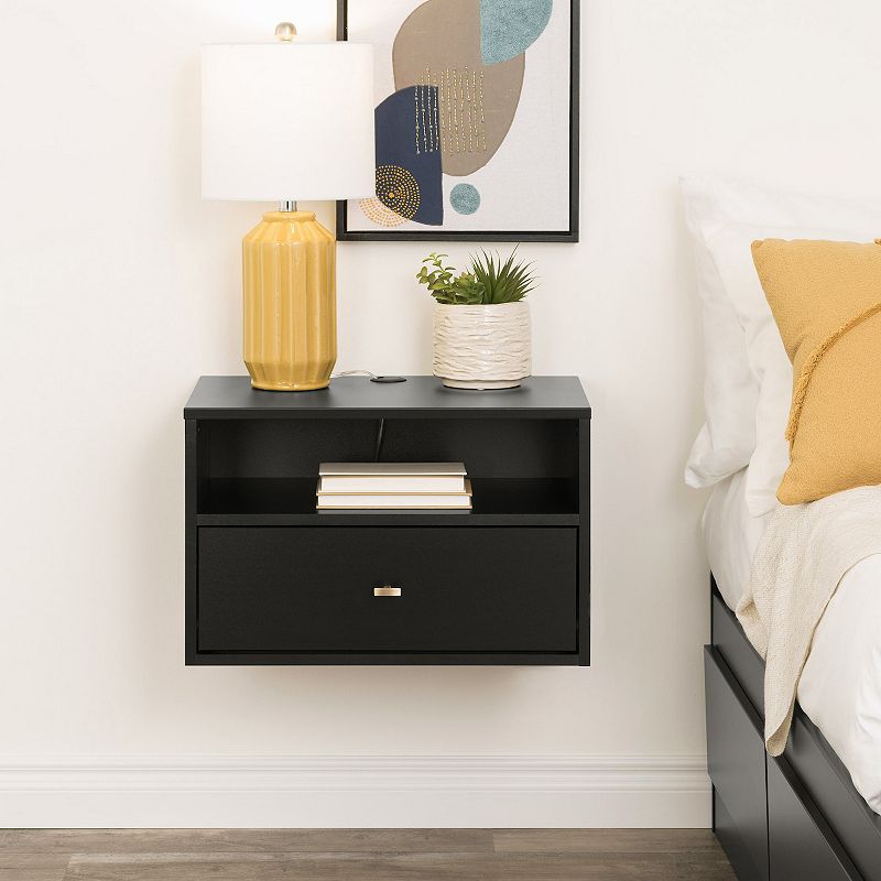 Prepac Floating Nightstand Wall Decor