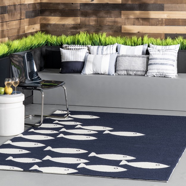 Nuloom Hand Hooked Vivienne Indoor Outdoor Patio Area Rug