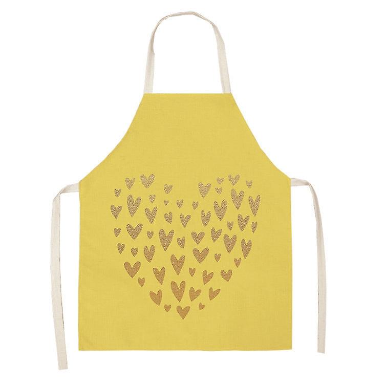 Kitchen Linen Heart-Shaped Letters Fashion Sleeveless Apron