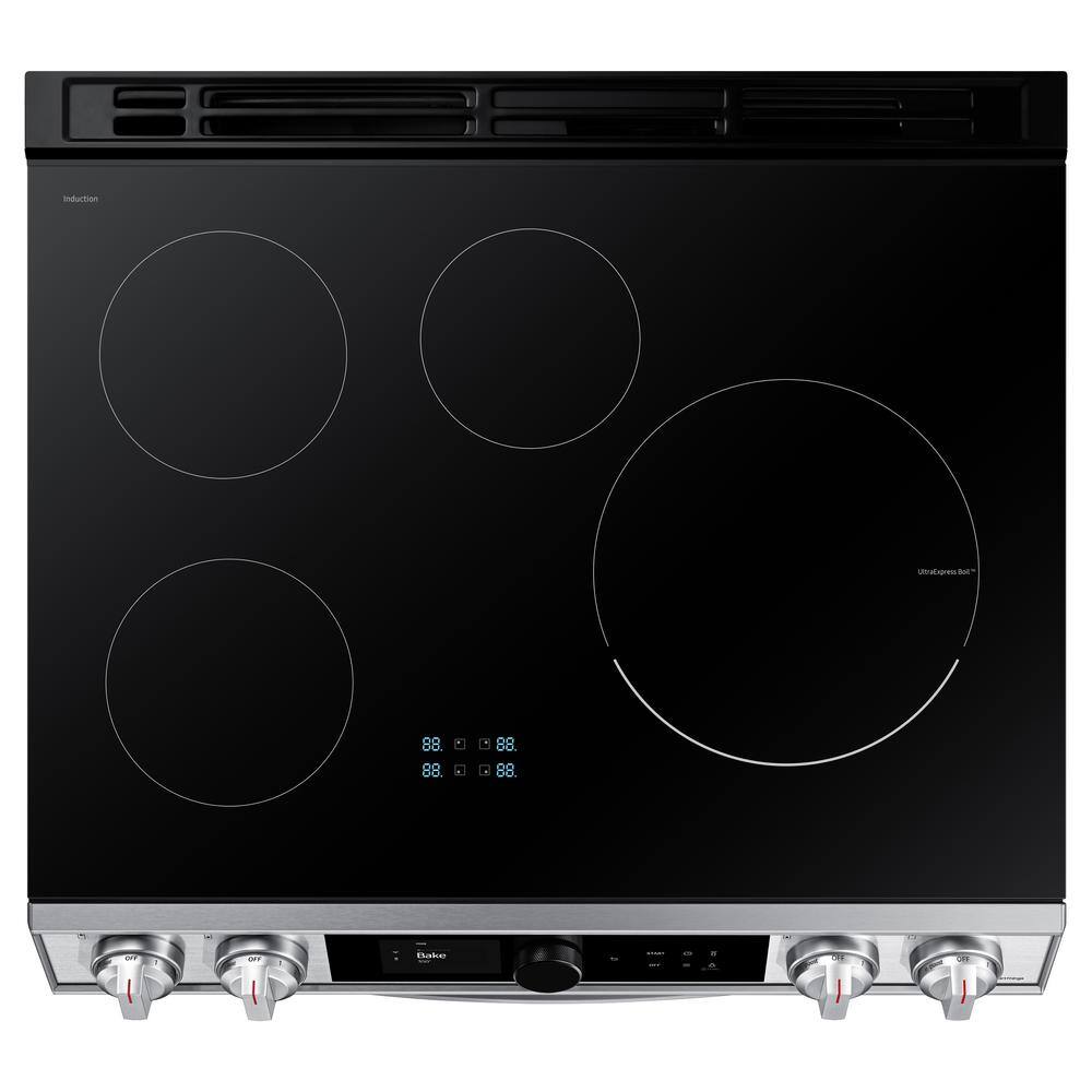  6.3 cu. ft. 4-Burner Slide-In Induction Range with Air Fry in Fingerprint Resistant Stainless Steel NE63T8911SS