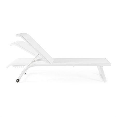 BAHAMA BAIN DE SOLEIL BLANC - transat - chaise longue GRIIN