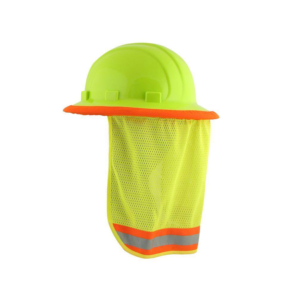 ERB S268 Mesh Neck Shield in Hi-Viz Lime 19281