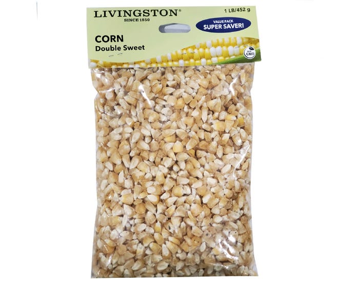 Livingston Double Sweet Corn， 1lb. Bag