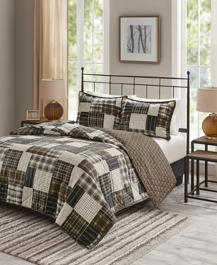 Madison Park Timber Reversible 3-Pc. Quilt Set， Full Queen