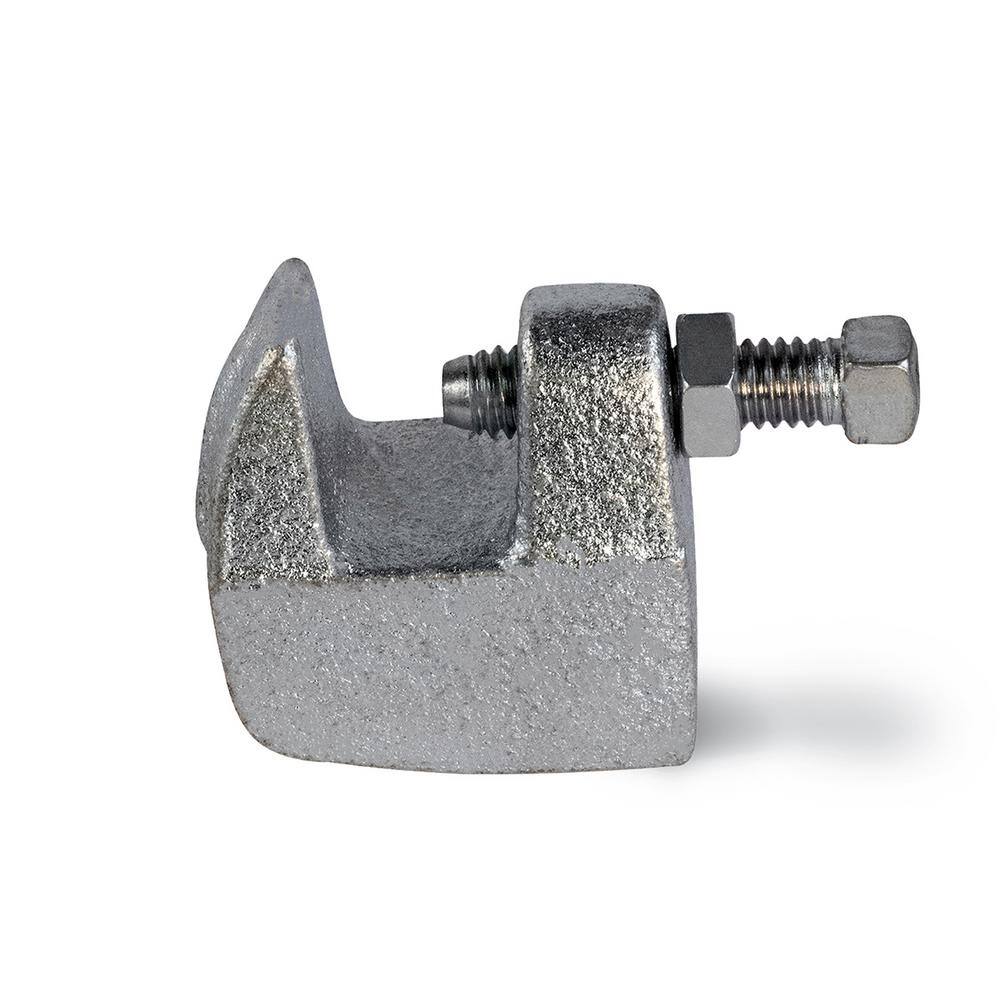 The Plumber's Choice Junior Beam Clamp for 58 in. Threaded Rod in Electro Galvanized Steel 58CLBSGE