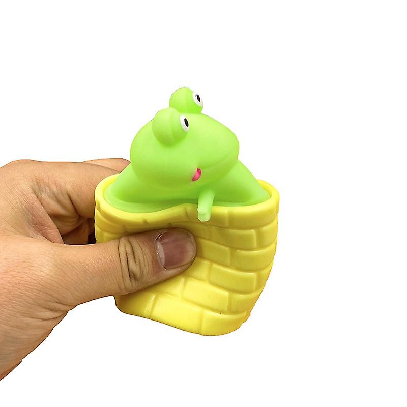 Fidget Toys Squishy Toy Relief Frog Cup Squeeze Toys 12 Pcs