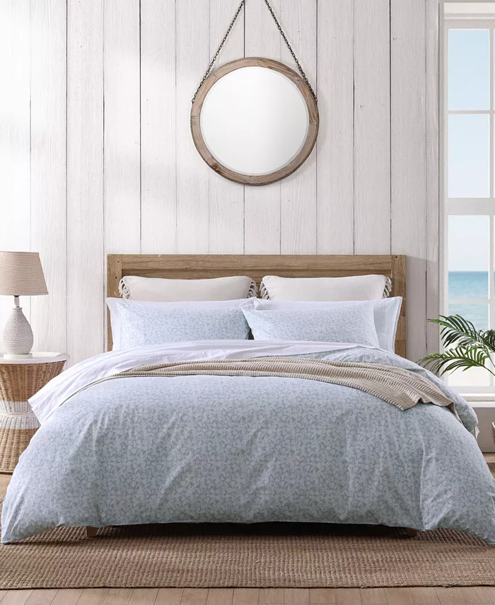 Tommy Bahama Home Koya Bay Cotton 3 Piece Duvet Cover Set， Full Queen