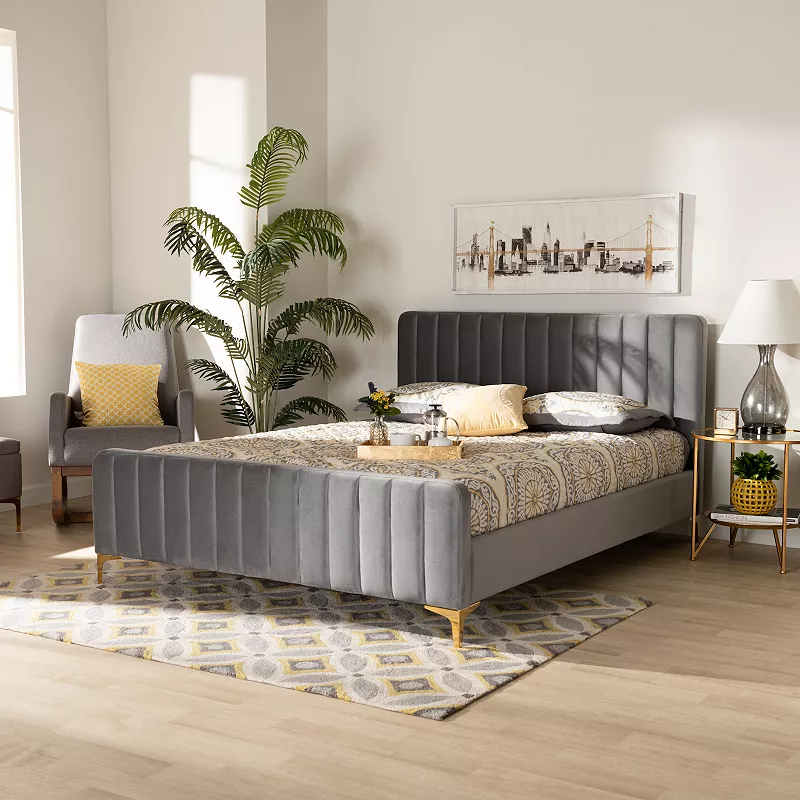 Baxton Studio Nami Platform Bed