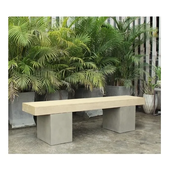 Concrete Bench Outdoor City Squares Environmentally Friendly Beautiful And Design Traditional From Vietnam