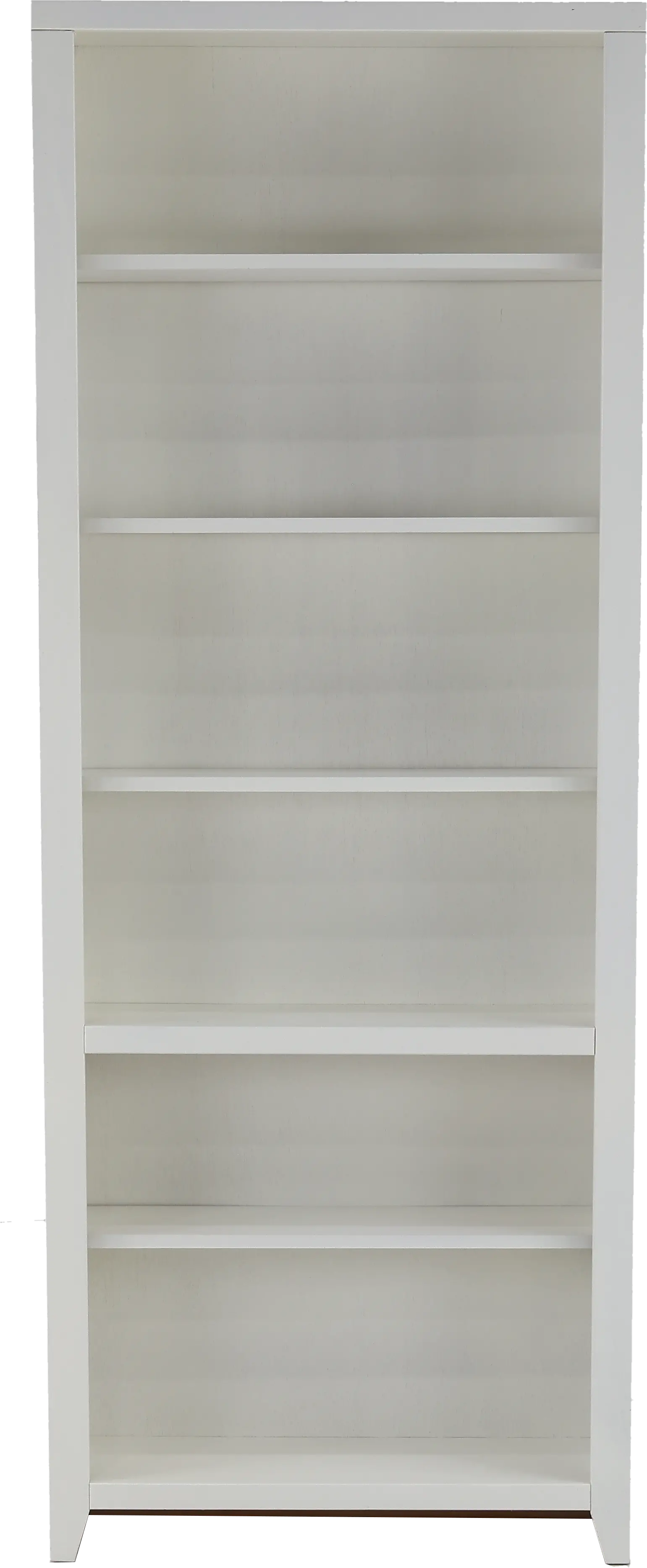 Urban Loft 84 White Bookcase