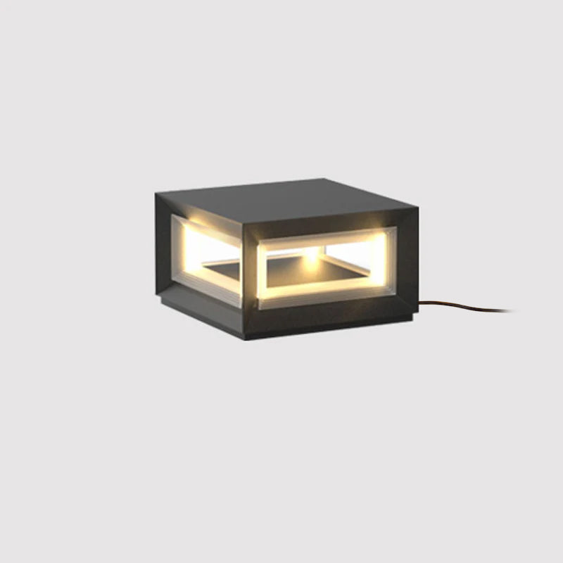 Light Cube Outdoor Post Light