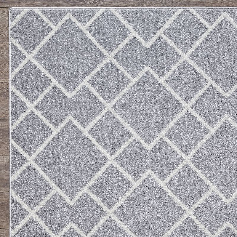 Loomaknoti Kissandrah Ble Gray Area Rug