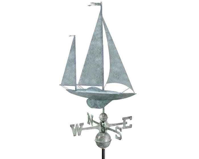 Good Directions Yawl Weathervane 9907SV1