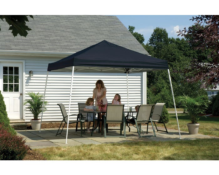 ShelterLogic 12 x 12 HD Series Pop Up Canopy， Black Cover - 22547