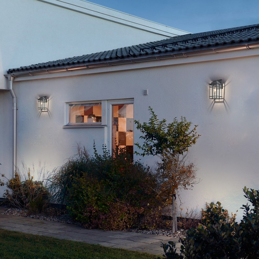 CHLOE Lighting Kenneth Transitional 1 Light Outdoor Wall Sconce   Transitional   Outdoor Wall Lights And Sconces   by Homesquare  Houzz