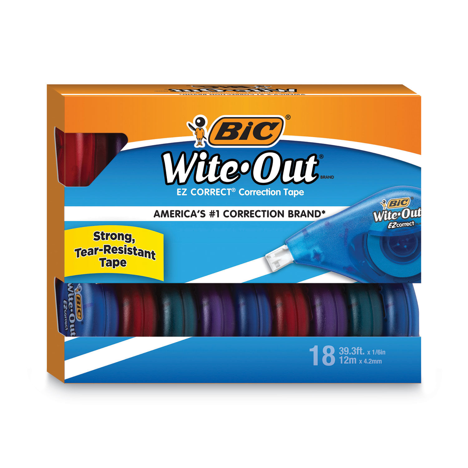 Wite-Out EZ Correct Correction Tape Value Pack by BICandreg; BICWOTAP18