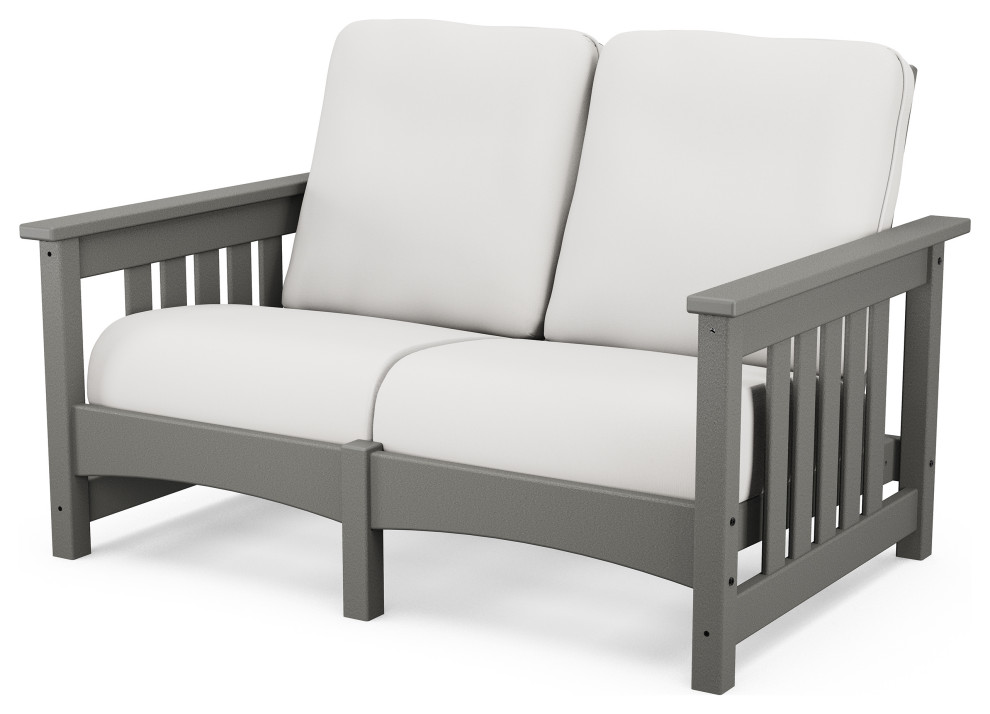 POLYWOOD Club Mission Loveseat   Craftsman   Outdoor Loveseats   by POLYWOOD  Houzz