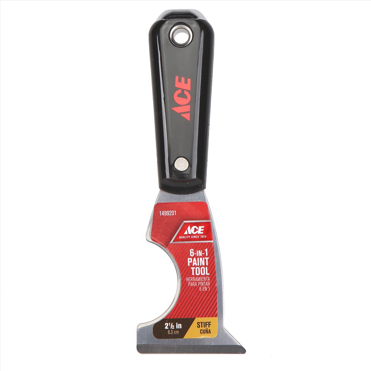 Ace 2-1/2 in. W Steel Stiff Paint Scraper