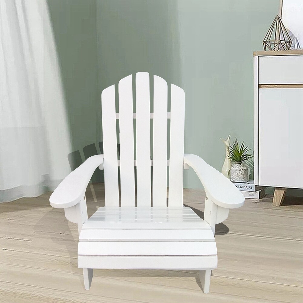 Outdoor or indoor Wood children Adirondack chair