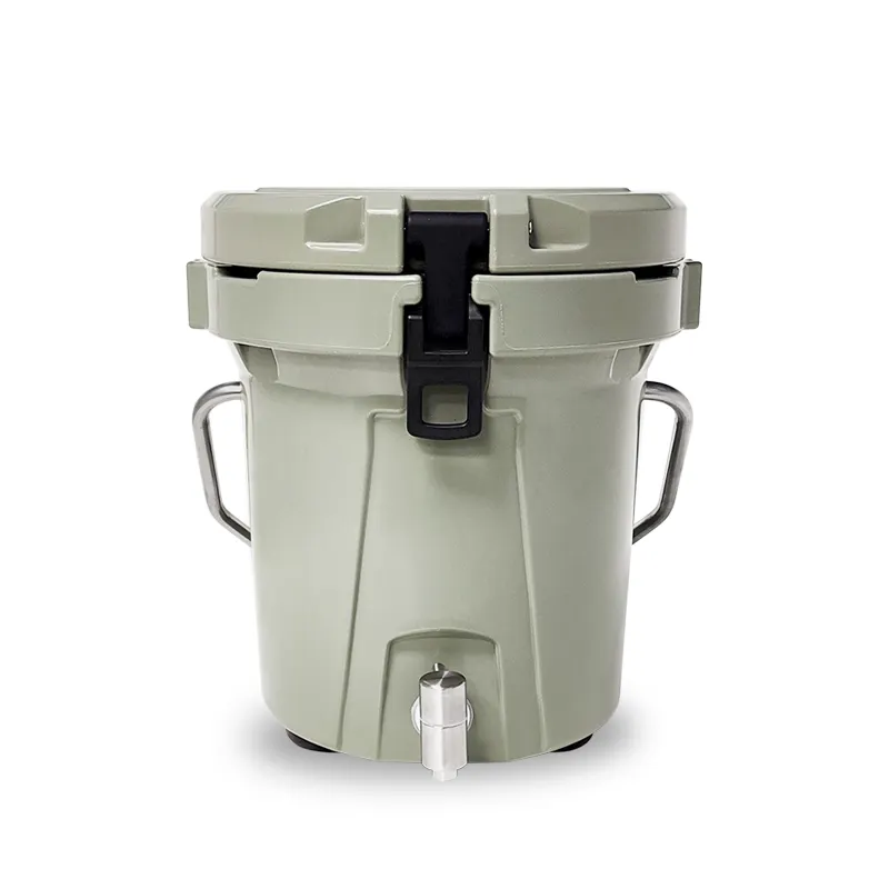 AHIC 7L Portable Round Cooler Bucket Hard Coolers for Camping Hiking Ice Chest Cooler Box