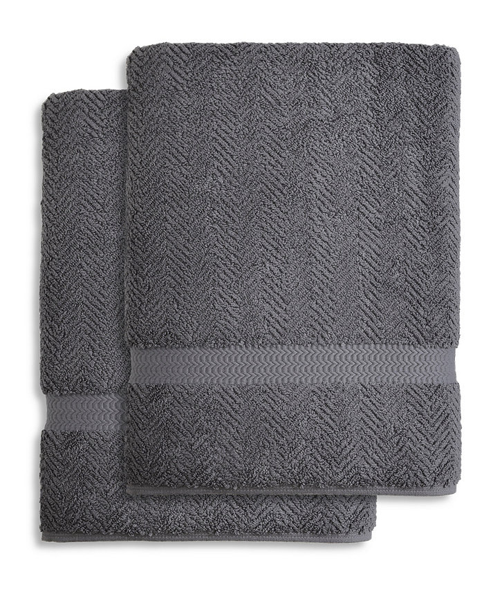 Linum Home Herringbone Bath Towel Collection