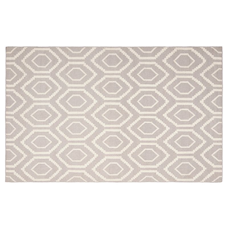 Safavieh Dhurries Flat Hex Handwoven Flatweave Wool Rug