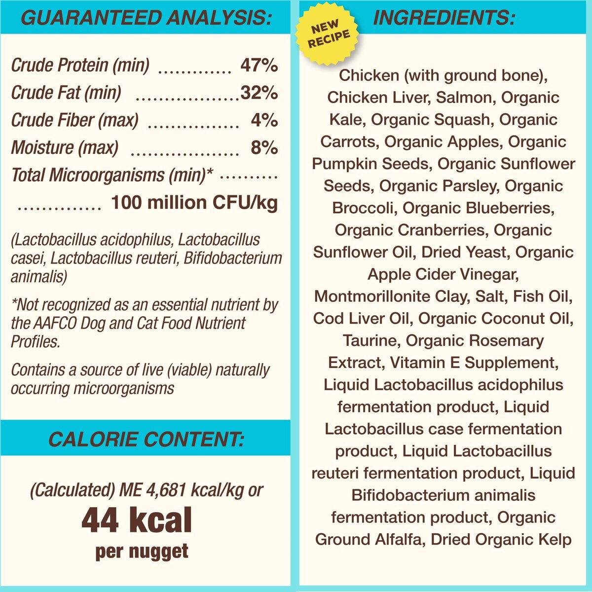 Primal Chicken and Salmon Formula Nuggets Grain-Free Raw Freeze-Dried Cat Food