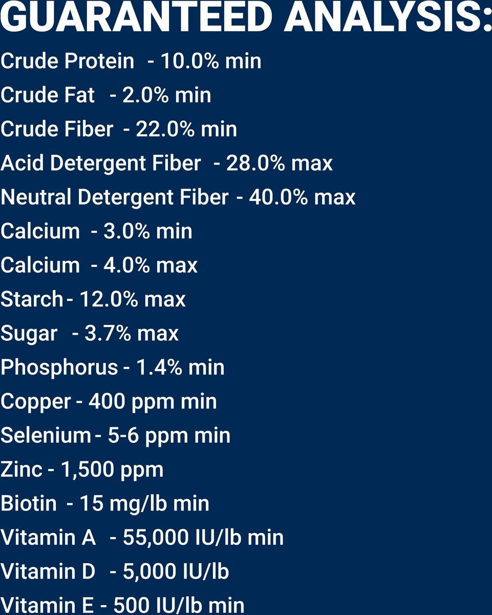 ADM GroSTRONG Metabolic Mineral Pellets Low Sugar Low Starch Horse Feed， 40-lb bag