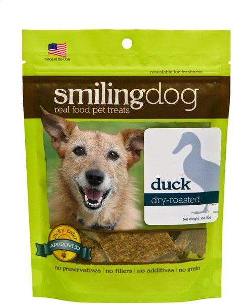 Herbsmith Smiling Dog Duck Dry-Roasted Dog Treats