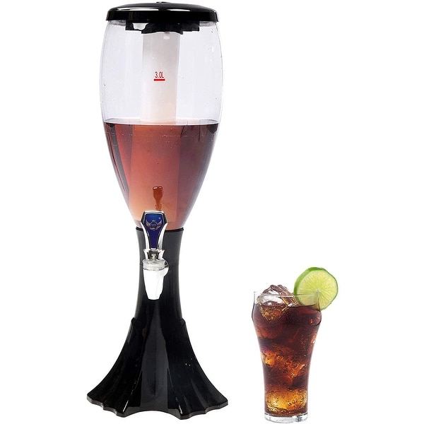 3L Draft Beverages Beer Tower Beverage Dispenser for Beer and Drink - 21.6