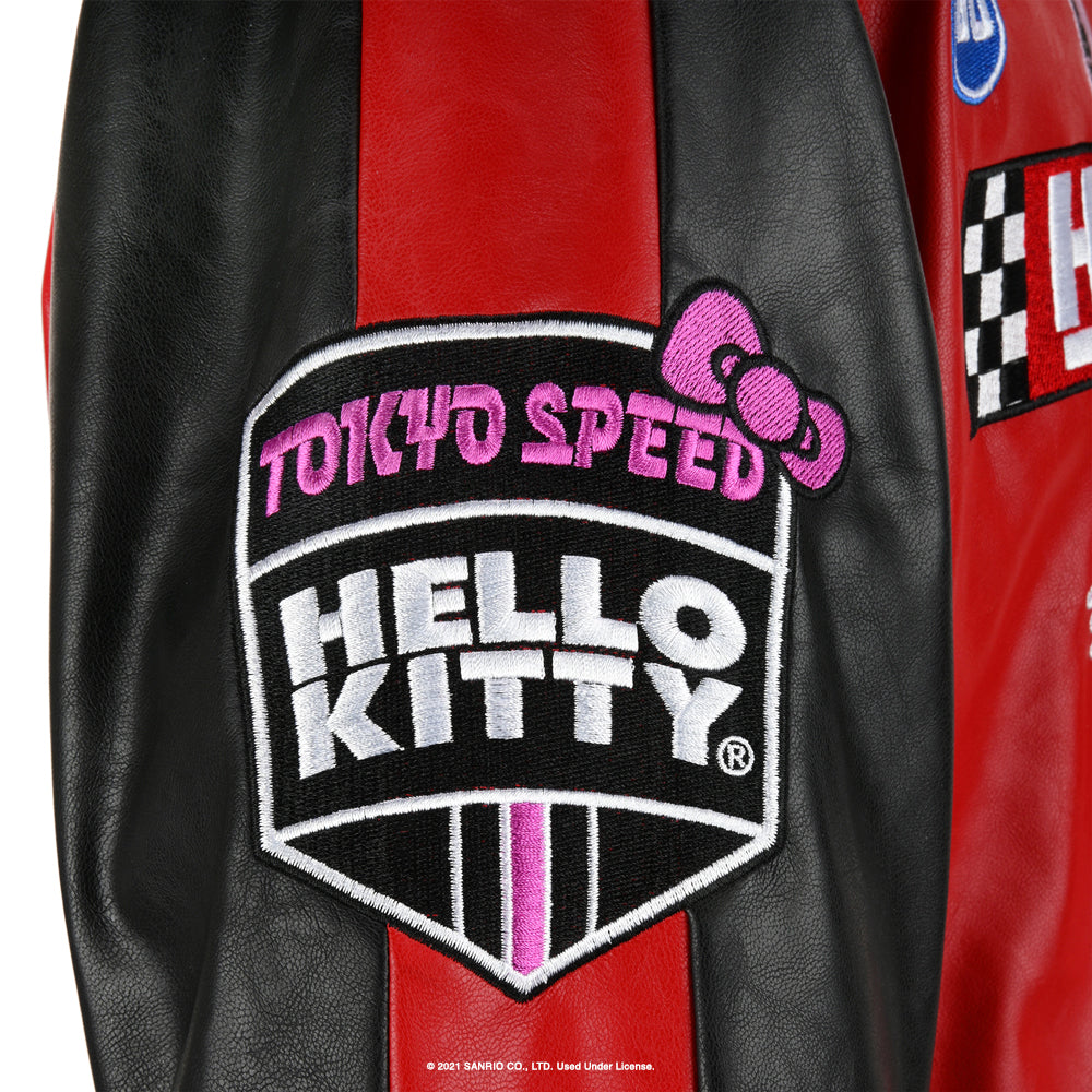 Hello Kitty® Tokyo Speed Red Moto Jacket by Kidrobot