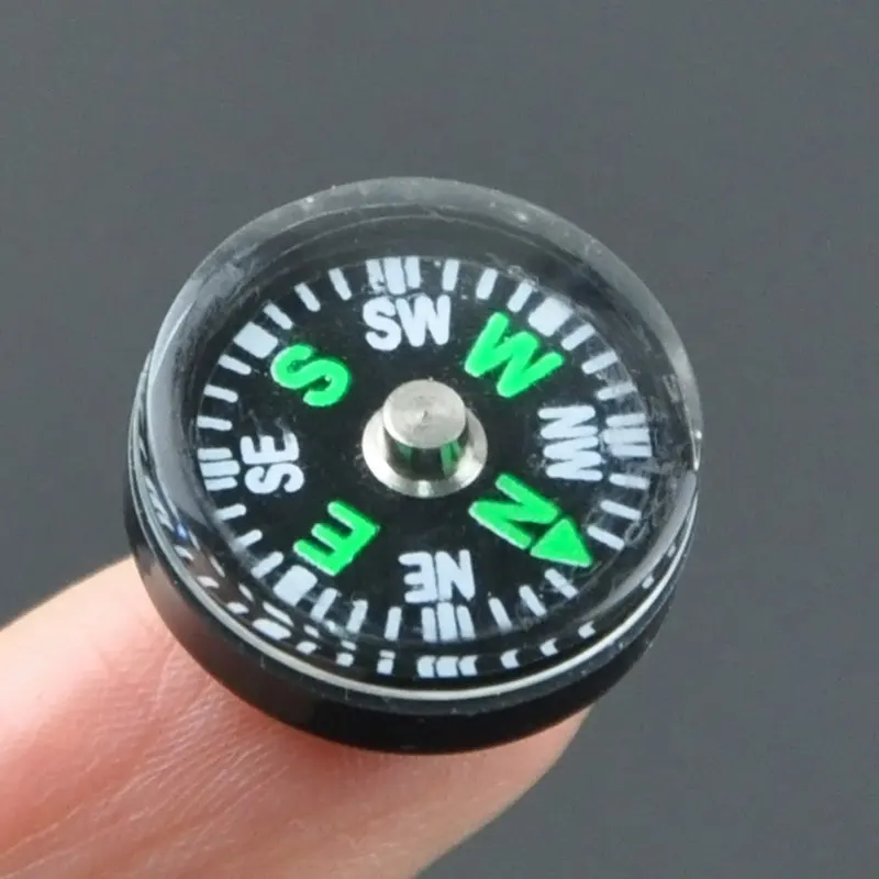 Small Mini Compasses for Camping Hiking Traveling Small pointer Mini compass Piece  with liquid compass