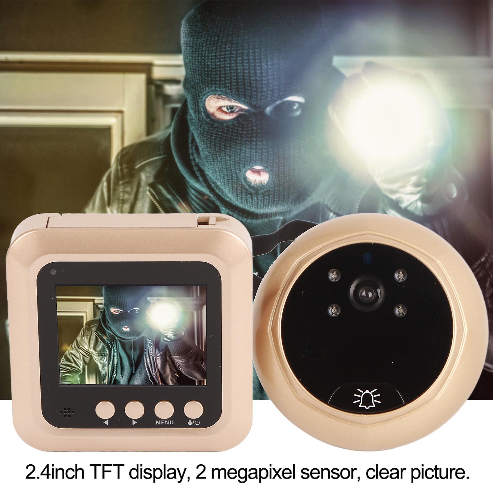 2.4inches 1080p Intelligent Electric Door Bell Tft Digital Peephole Security Camera Viewer