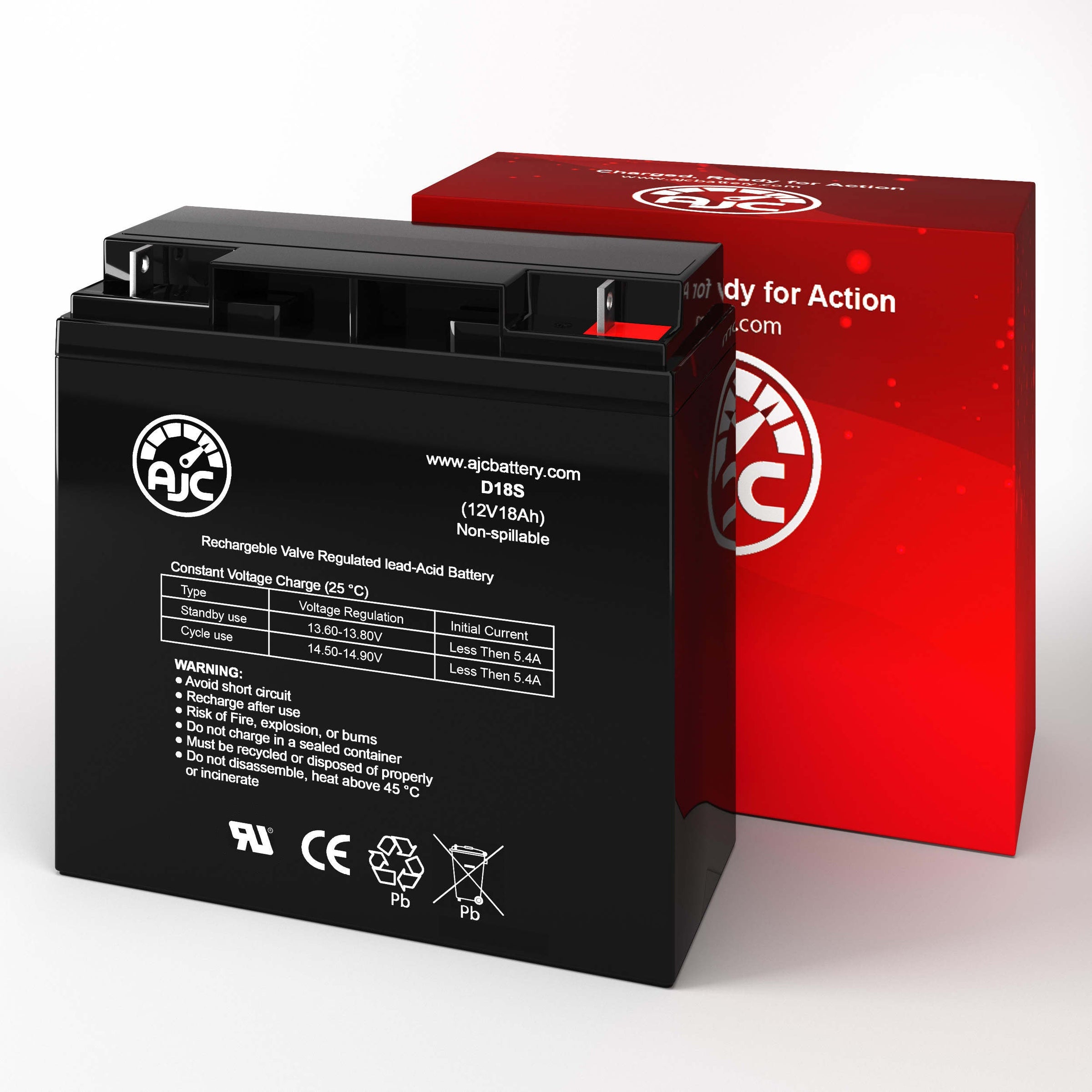 BSB GB1218 12V 18Ah Sealed Lead Acid Replacement Battery BatteryClerkcom Sealed Lead Acid