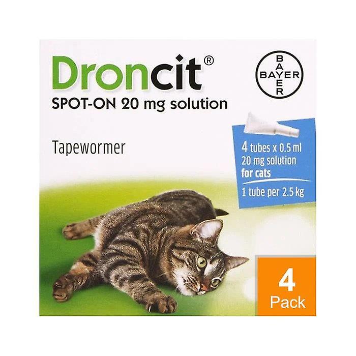 Droncit Spot-On for Cats - 4 Pack